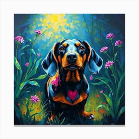 Dachshund Canvas Print