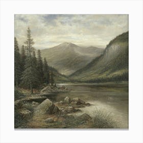 Mountain Lake 1 Canvas Print