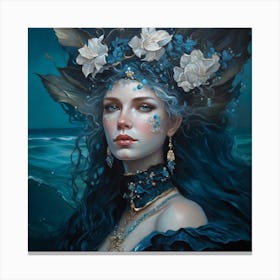 The Mermaid Canvas Print