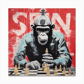 King Of Chess 4 Canvas Print