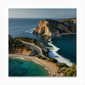 Aegean Coast Canvas Print