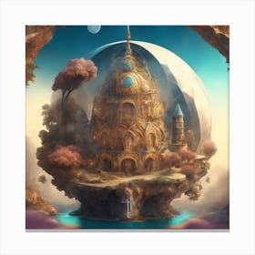 Castle In The Sky Canvas Print