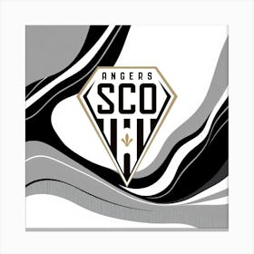 Angers SCO Logo Wall Arts 13 Canvas Print