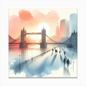 Tower Bridge In London Canvas Print