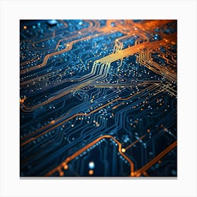 Circuit Board 51 Canvas Print