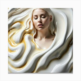 Yogurt Woman Canvas Print