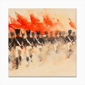 British Army March Canvas Print