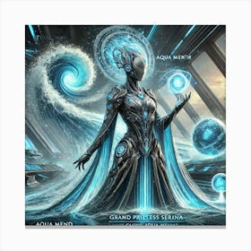 Grand Priestess Serina Scifi Canvas Print