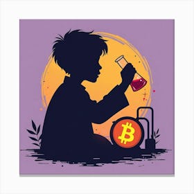 Bitcoin Scientist 2 Canvas Print