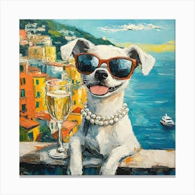 Whimsical Dogs 70 Canvas Print