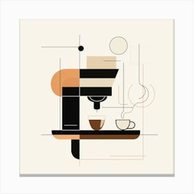 Creatai 24830 A Line Art Poster For International Espresso Da 81597c20 A83a 44e5 911f Dc5443c6ff51 2 Canvas Print