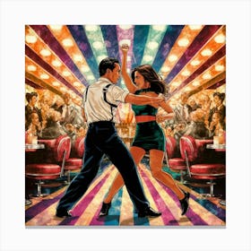 Pulp Fiction Dance 1 Canvas Print