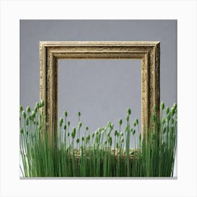 Frame Of Grass Canvas Print