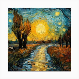 Starry Night 36 Canvas Print