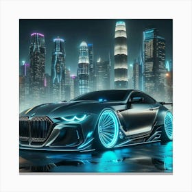 Futuristic Car Canvas Print