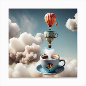 Hot Air Balloons In The Sky Canvas Print