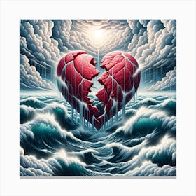 Broken Heart Dreamscape 1 Canvas Print