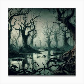 Dark Forest 54 Canvas Print