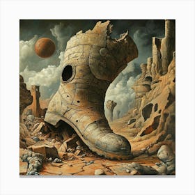 Boot Of The Gods Canvas Print