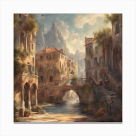 Venice Bridge Canvas Print