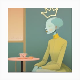 Princess In A Cup Canvas Print