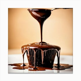 Chocolate Cupcake Canvas Print