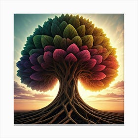 The Heart Tree Canvas Print