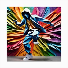 Origami Dancer 131 Canvas Print