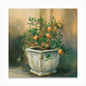 Orange Tree Canvas Print