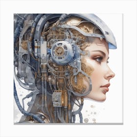 Robot Girl 9 Canvas Print