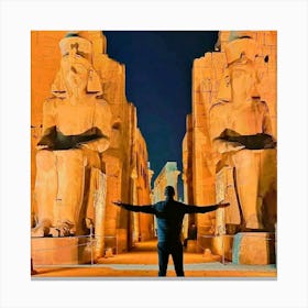 Egypt At Night Canvas Print