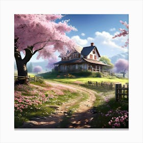 Cherry Blossoms 2 Canvas Print