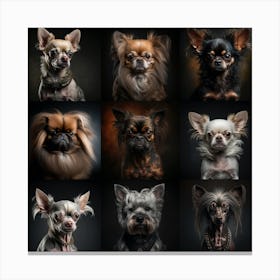 Lots of dogs Canvas Print