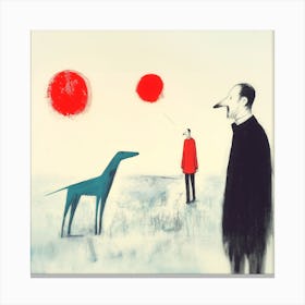 Dogs And Their People XVI Canvas Print