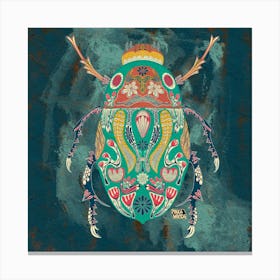 New World Scarab Beetle Canvas Print