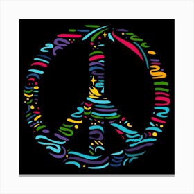 Peace Sign Canvas Print