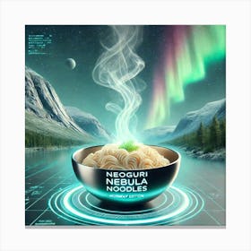 Northern Lights Mode Scifi 1 Canvas Print