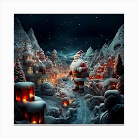 Santa'S Village Canvas Print