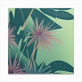 Minimal Floral Canvas Print