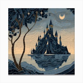 Castle In The Sky 4 Canvas Print