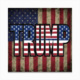 Trump Flag Canvas Print