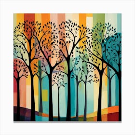 Trees In The Sky 4 Canvas Print