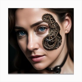 Steampunk Beauty Canvas Print