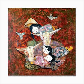 Asian Children Canvas Print