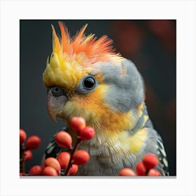 Cockatiel Canvas Print