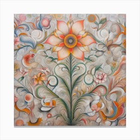 Flower Painting Canvas Print