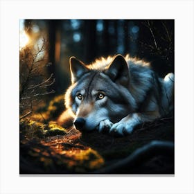 Wild Animal Creative Portrait 194 Canvas Print