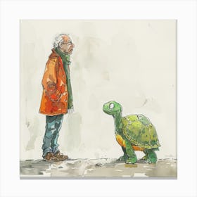 Creatai 24830 The Most Tiny Turtle And His Giant Owner Ever B 6221517c C782 4d7a 96e4 C6a76dbdd670 1 Canvas Print