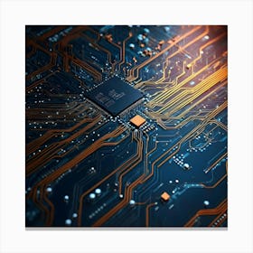 Circuit Board 13 Canvas Print