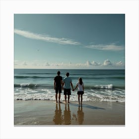 Default You Me And The Sea 0 Canvas Print